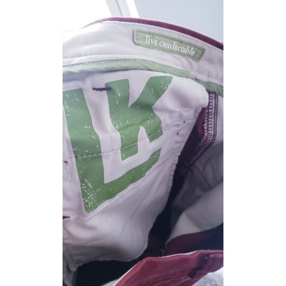 Life Khaki Mens Chino Pants Rust Relaxed Straight SZ 34X30 - Picture 5 of 8